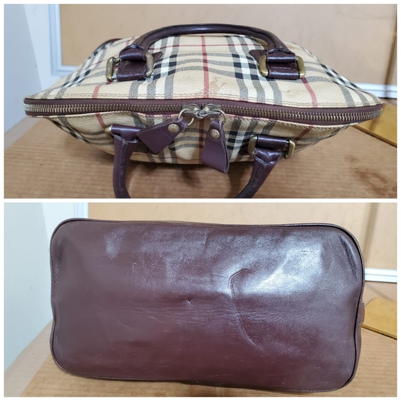  BURBERRY Nova Check Alma Top Handle Bag - Picture 7 of 11